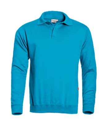 Santino polosweater Robin aqua