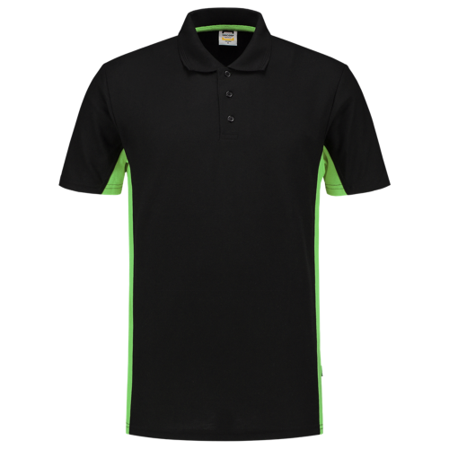 Tricorp poloshirt 202004 black-lime
