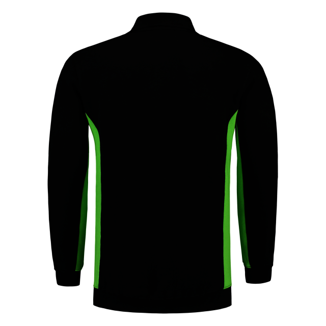 Tricorp polosweater bicolor 302001 black-lime
