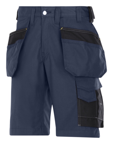 Snickers korte broek 3023 navy-black (met holsterpockets)