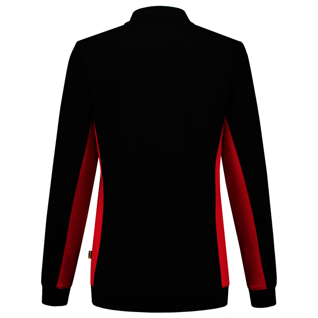 Tricorp polosweater bicolor 302002 black-red (dames)