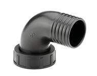 Oase bocht 50mm 90° met wartel