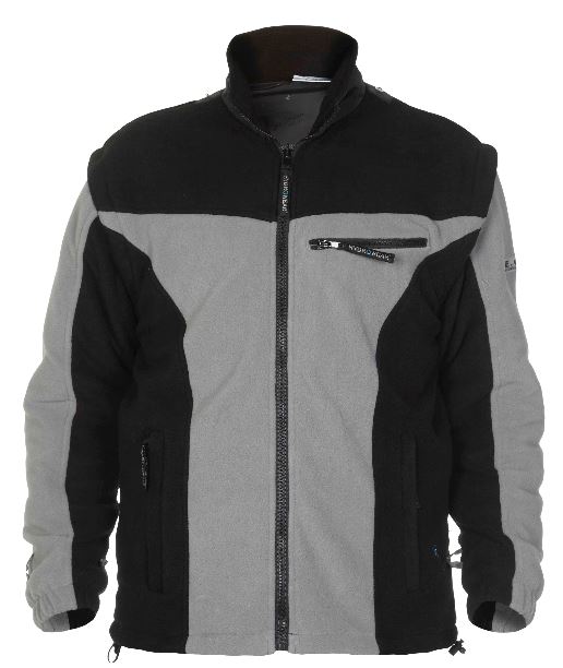 Hydrowear fleece Kingston grey-black