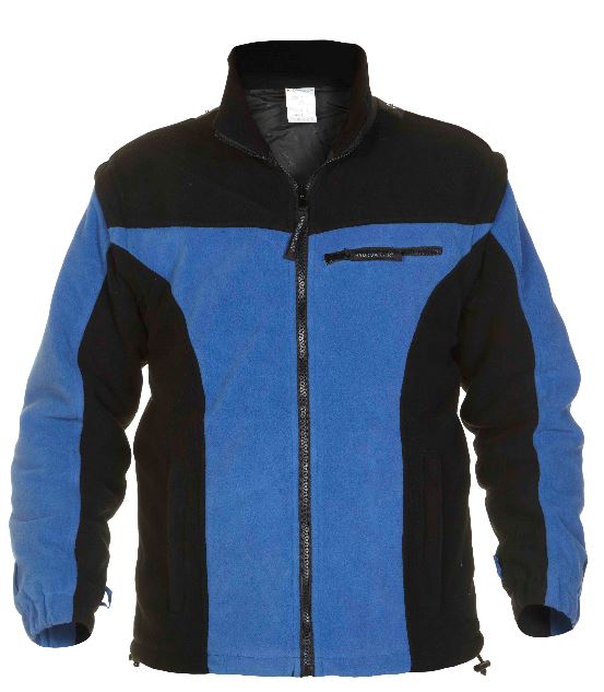 Hydrowear fleece Kolding black-royalblue