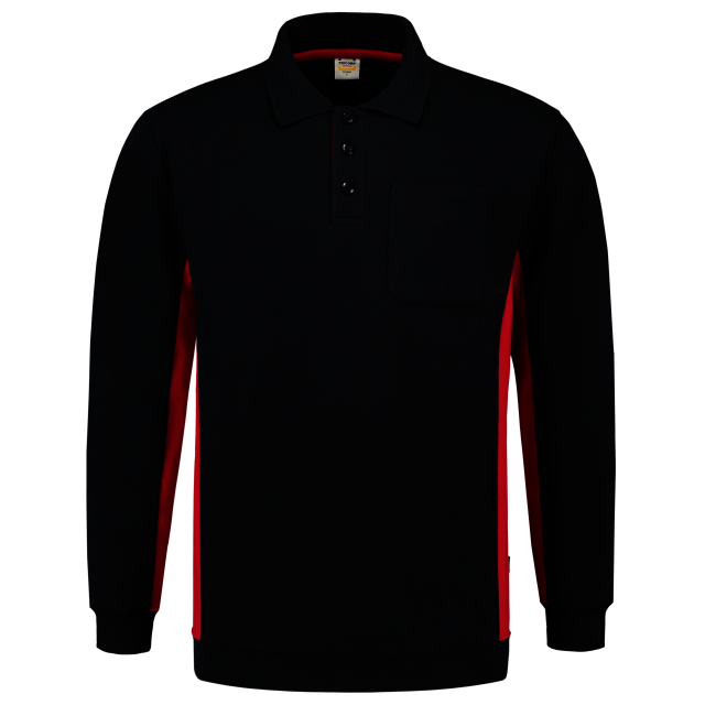 Tricorp polosweater bicolor 302001 navy-red