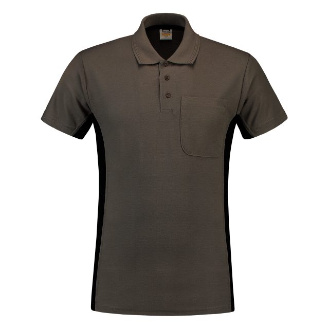 Tricorp poloshirt 202002 grey-black