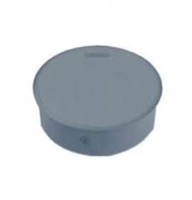 Drain eindstop 80mm. grijs