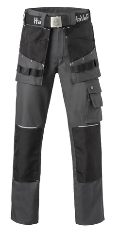 Havep werkbroek 8730 grijs-zwart (met holsterpockets)