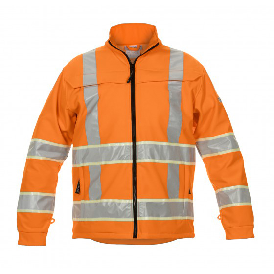 Hydrowear softshelljas Ingen orange (high visibility)