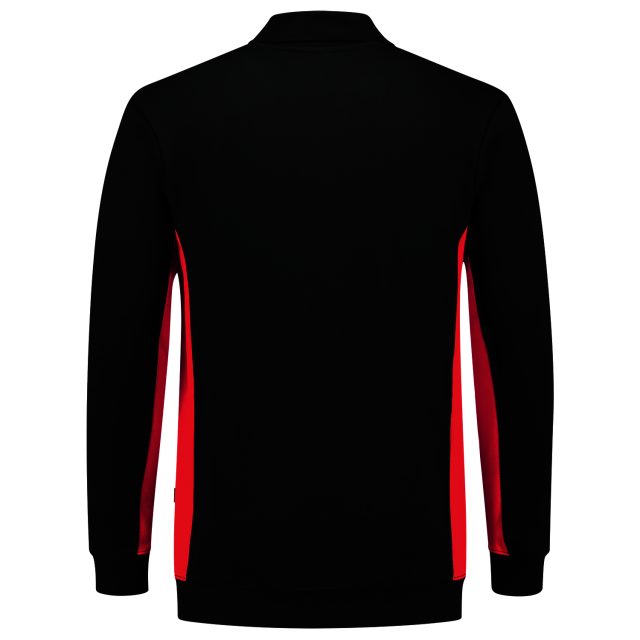Tricorp polosweater bicolor 302003 black-red