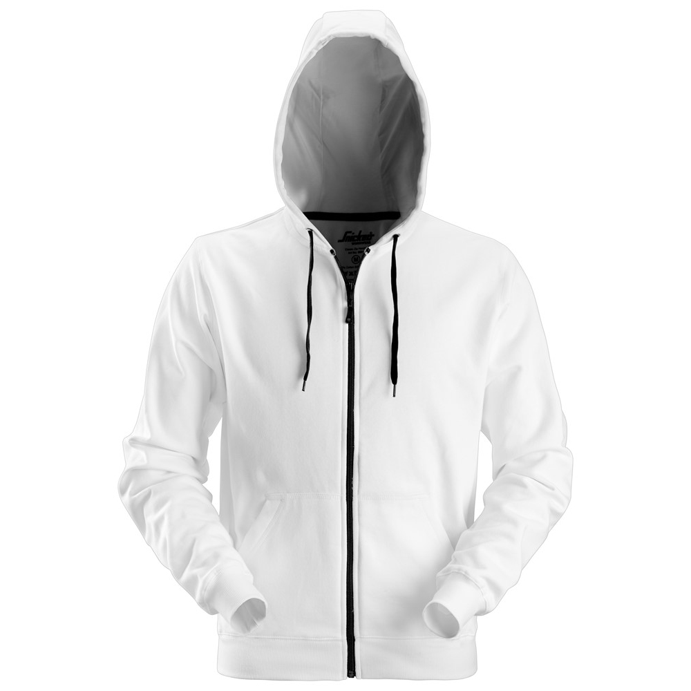 Snickers hoodie+rits 2801 white