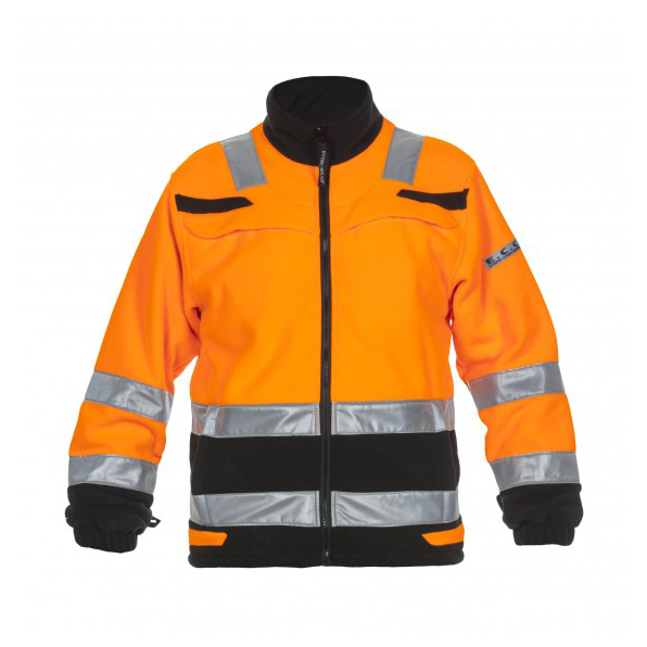 Hydrowear fleecejack Torgau orange-black (high visibility)