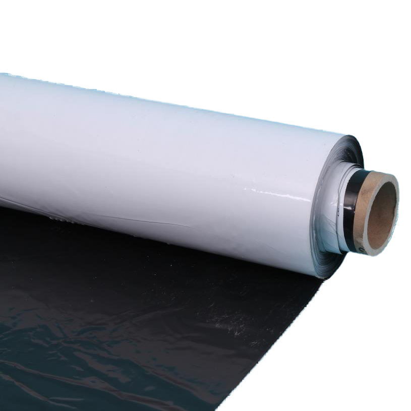 Loopfolie zwart/wit 0,07