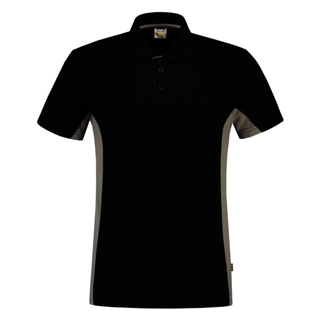 Tricorp poloshirt 202002 black-grey