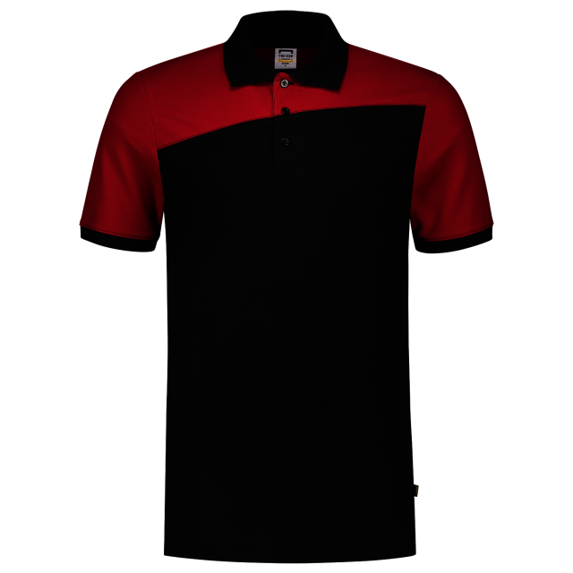 Tricorp poloshirt 202006 black-red