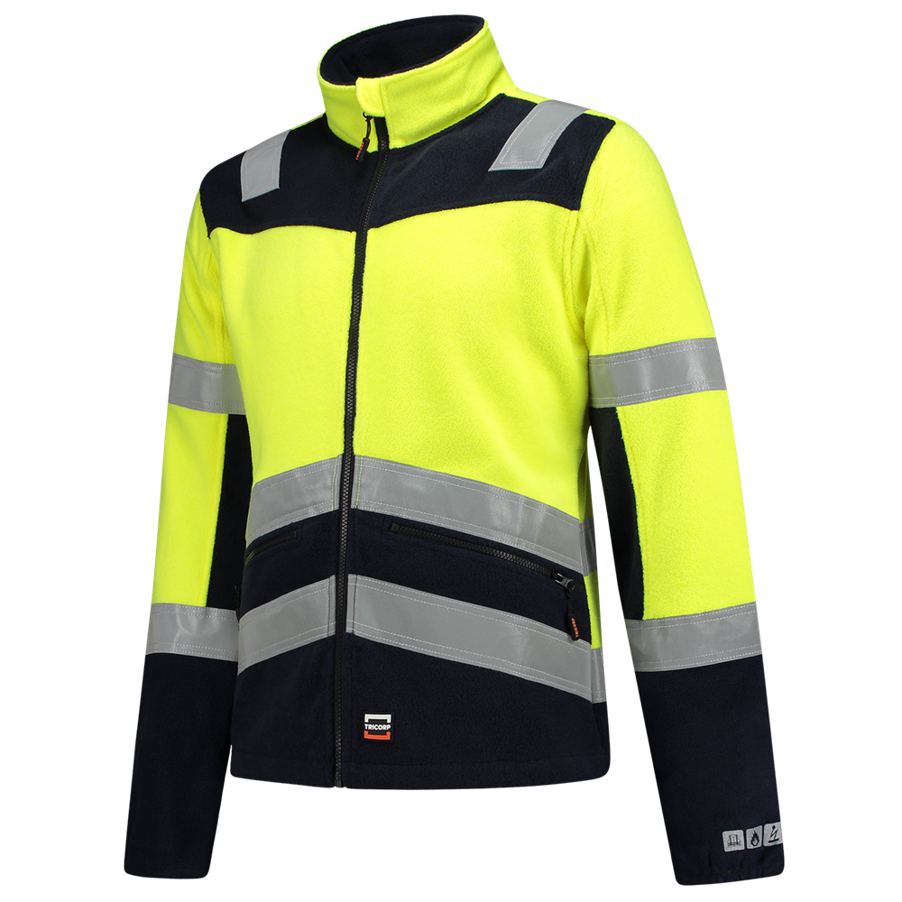 Tricorp fleecevest 403013 yellow-inkt (high visibility