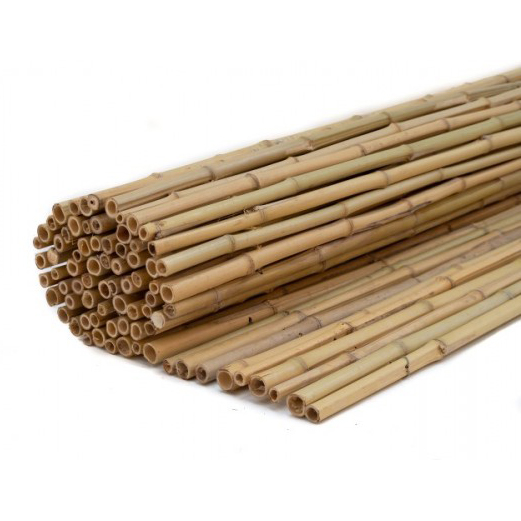 Bamboerolschermen blank 180cm (dikte 2cm)