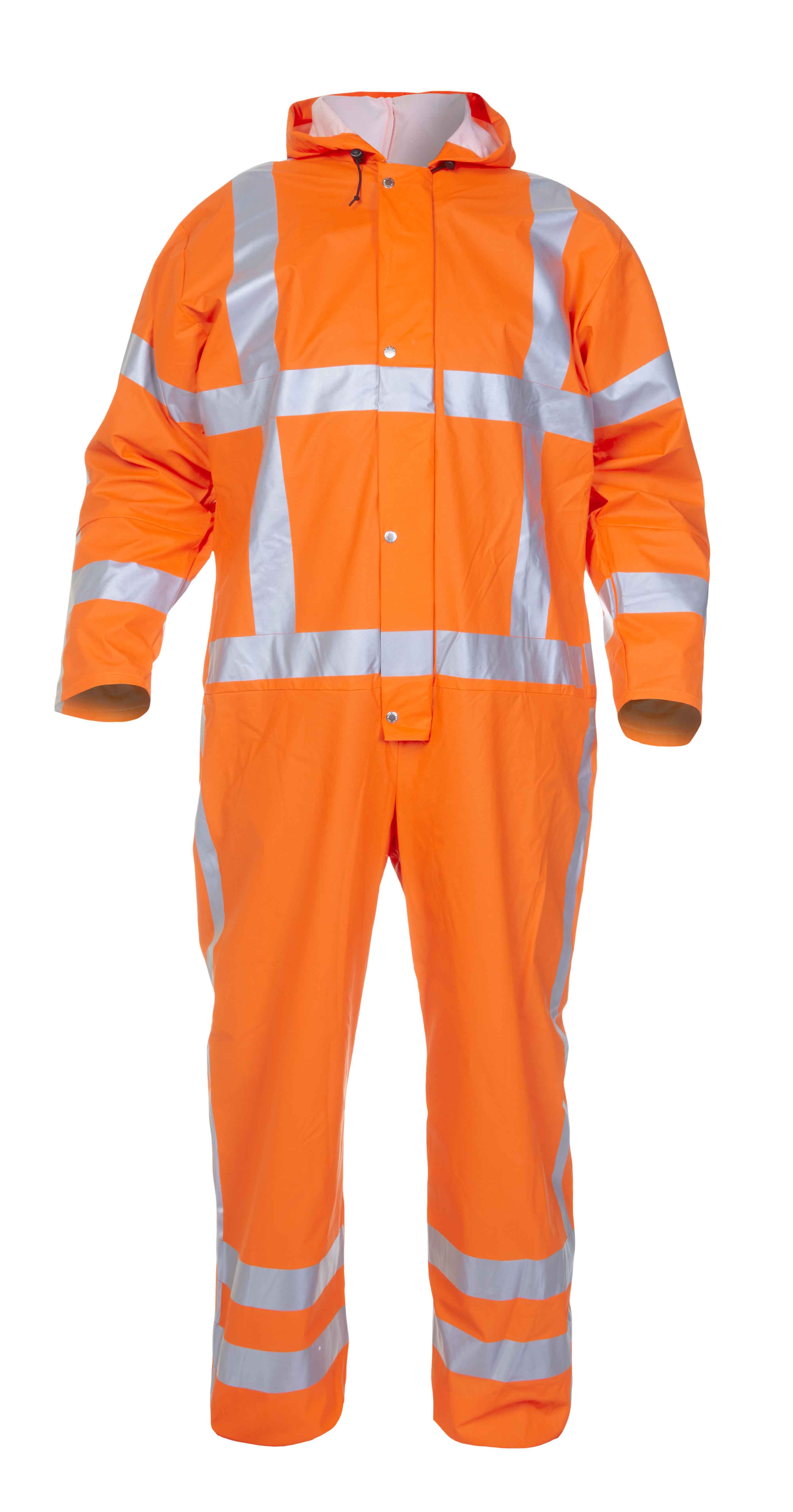 Overton overall fluor oranje 5049