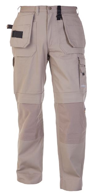 Hydrowear werkbroek coevorden khaki (met holsterpockets)