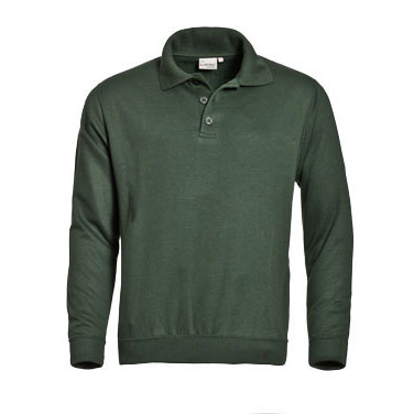 Santino polosweater Robin dark green