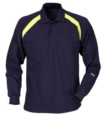 Fristads poloshirt LM 784 marine (vlamvertragend)