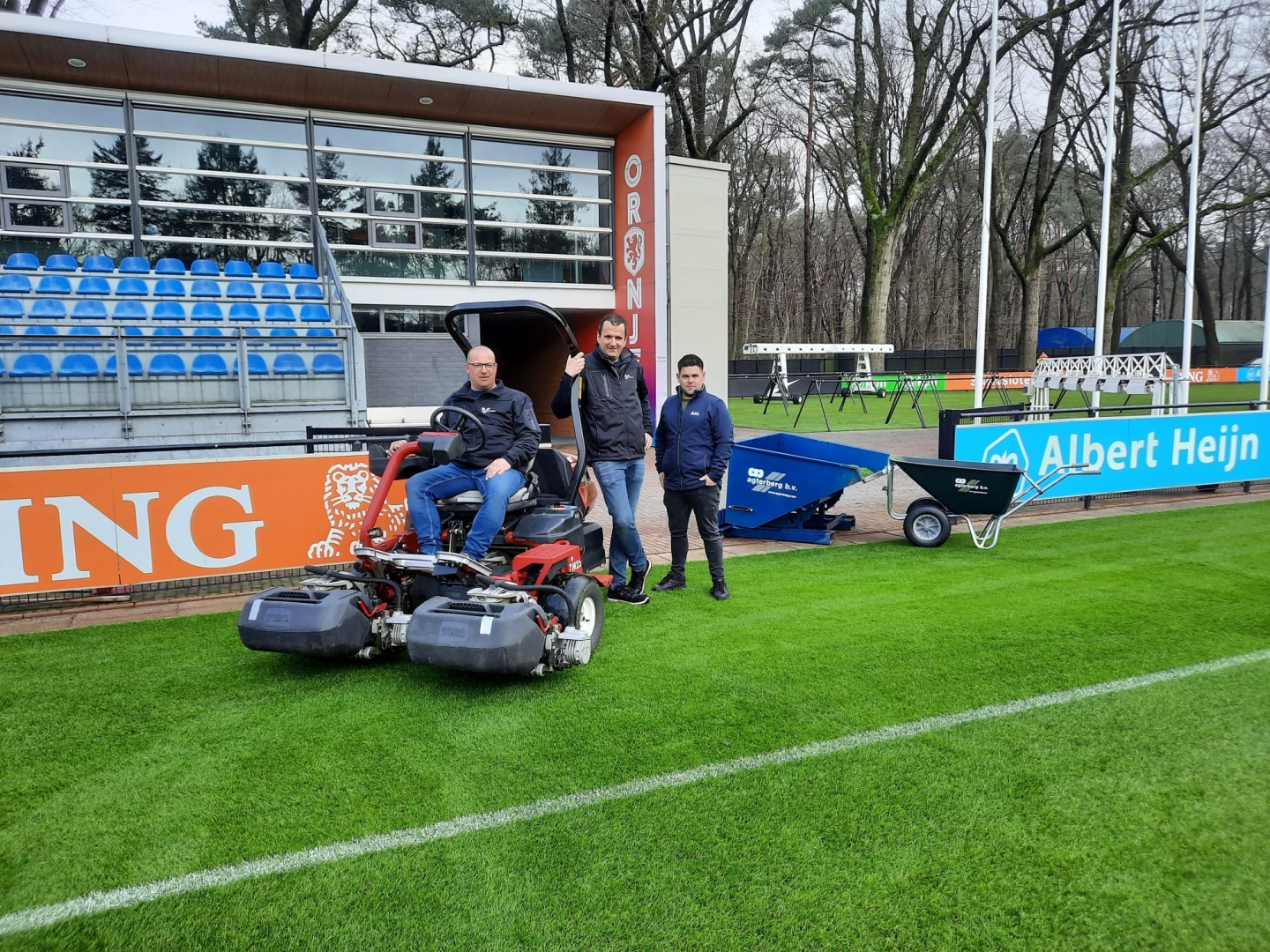 Agterberg BV en Vos Capelle bedrijven topsport op de KNVB Campus in Zeist