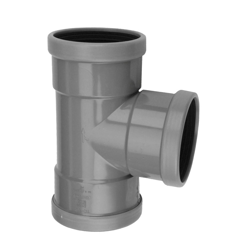 Riool T-stuk/manchet 87°