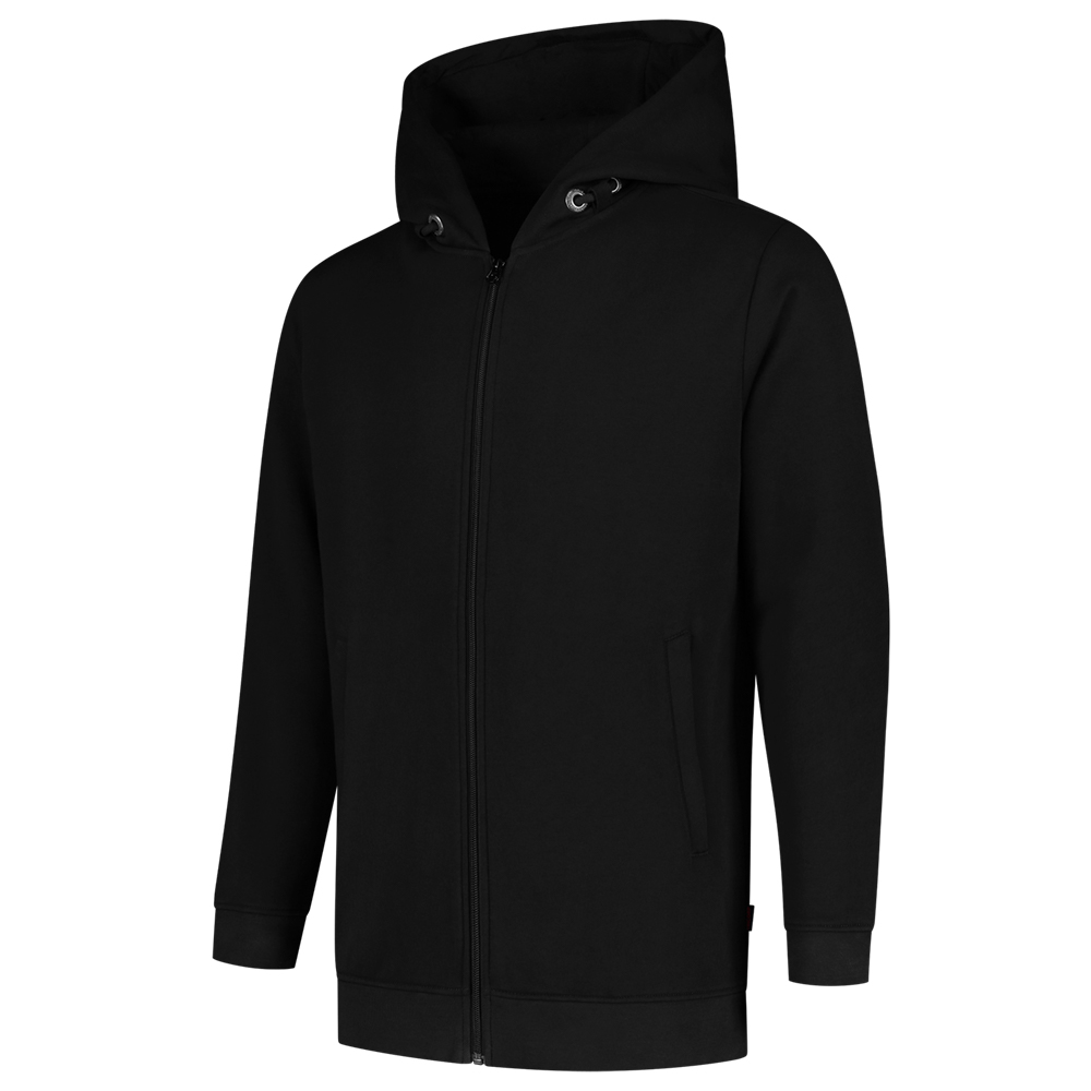 Tricorp hoodie+rits 301014 black