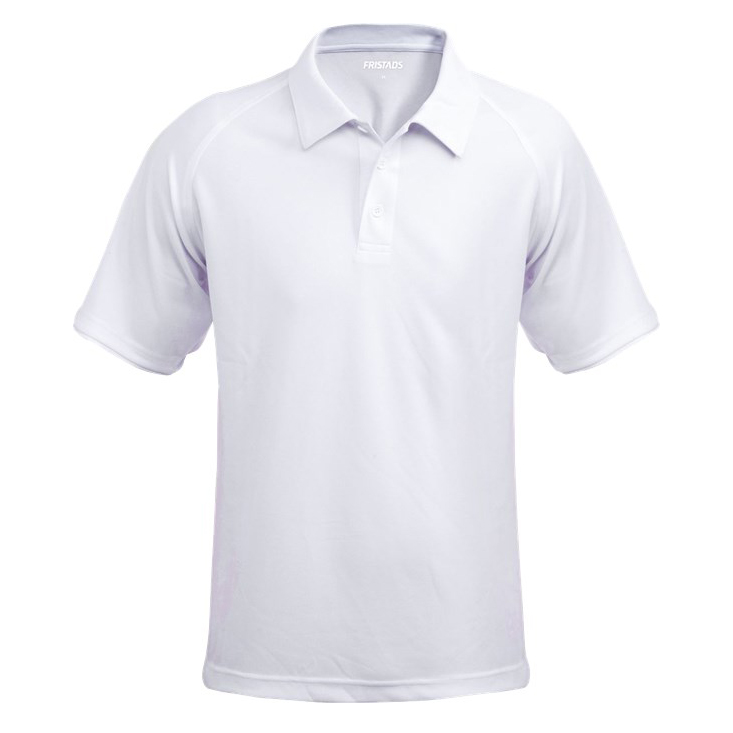 Fristads poloshirt 1716 wit (cooldry)