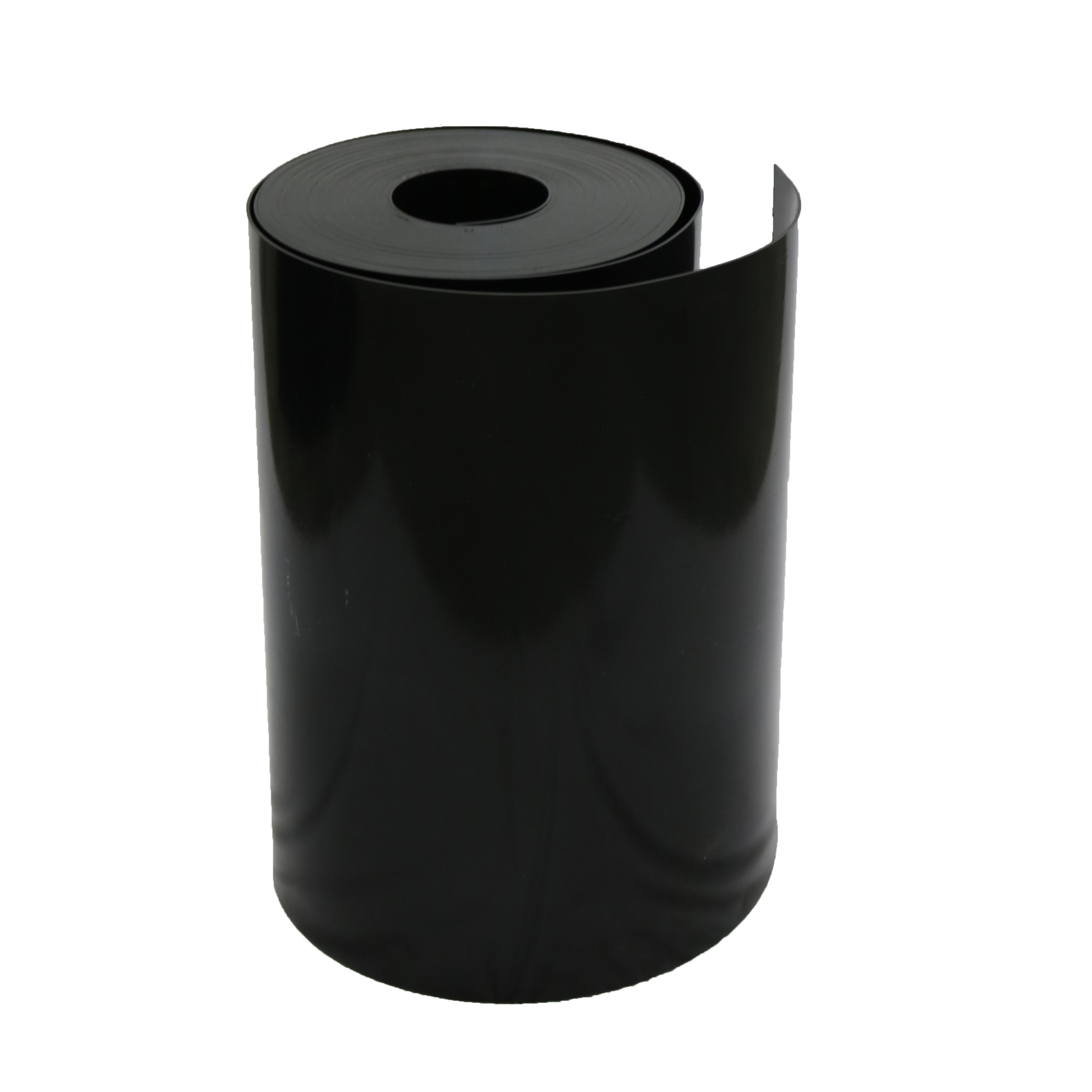 Amfibiescherm zwart glad