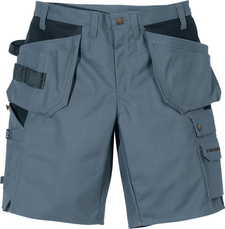 Fristads korte broek 201 grijs (met holsterpockets)
