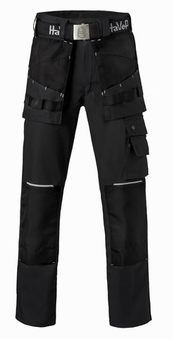 Havep werkbroek 8730 zwart (met holsterpockets)