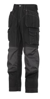 Snickers werkbroek 3223 black (met holsterpockets)