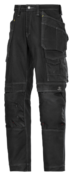 Snickers werkbroek 3215 black (met holsterpockets)
