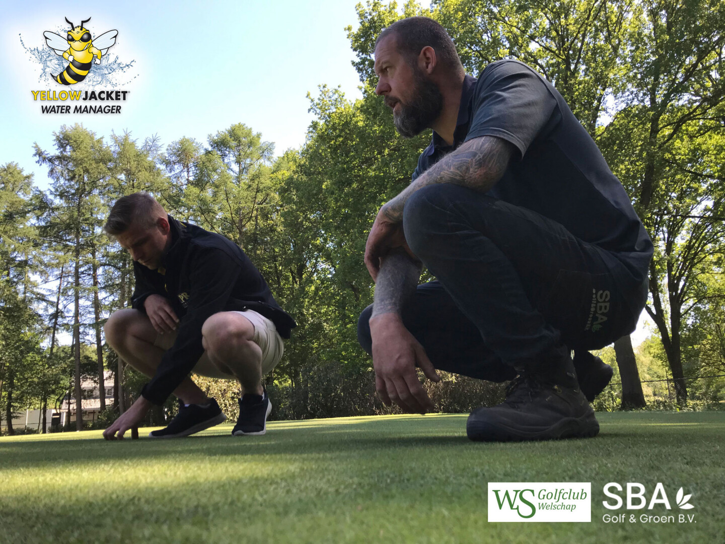 Absolute meerwaarde: struisgrassen met Yellow Jacket Water Manager!