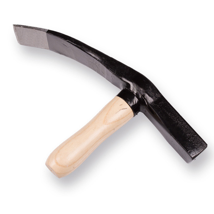 Straathamer met houten steel