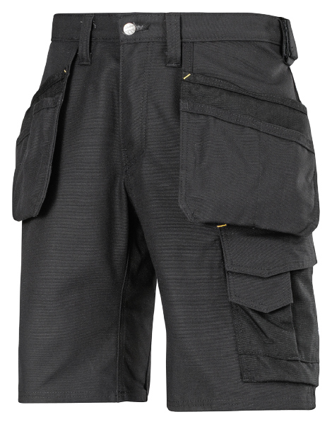Snickers korte broek 3014 black (met holsterpockets)