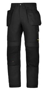 Werkbroek Snickers 6201 zwart (met holsterpockets)