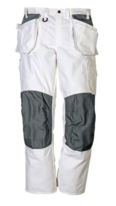 Fristads werkbroek 258 wit (met holsterpockets)