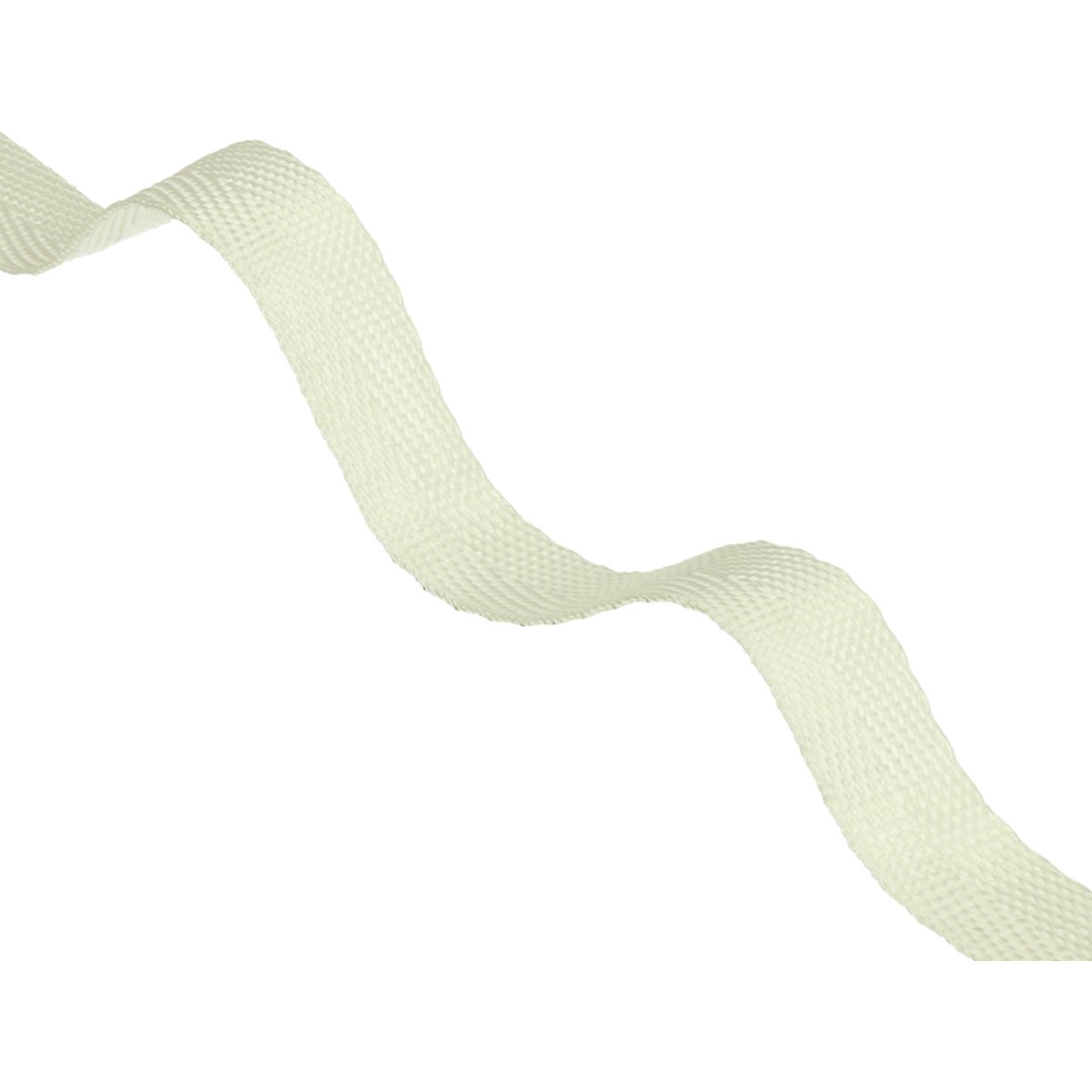 Tunnelband PP wit 25mm plat 100mt