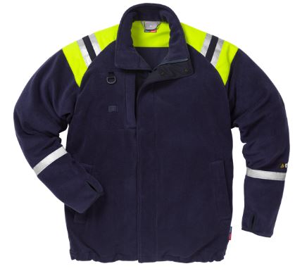 Fristads fleecevest 4073 marineblauw (vlamvertragend)