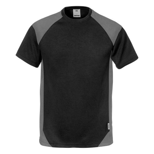 Fristads t-shirt 7046 zwart-grijs