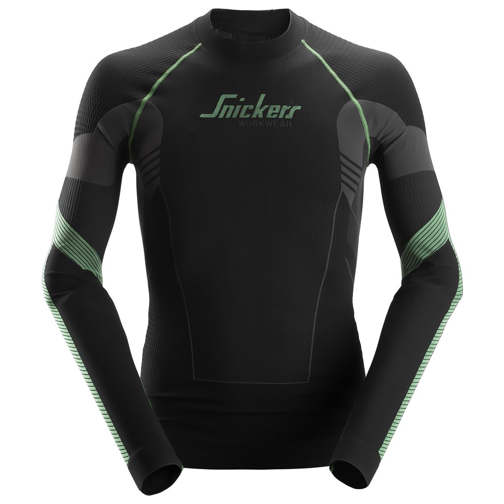 Snickers thermo-shirt LM 9425 black-grey