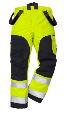Fristads werkbroek 2085 geel-blauw high visibility (vlamvertragend-gevoerd)