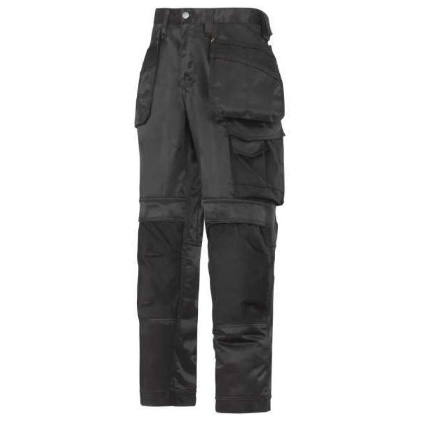 Snickers werkbroek 3212 black (met holsterpockets)