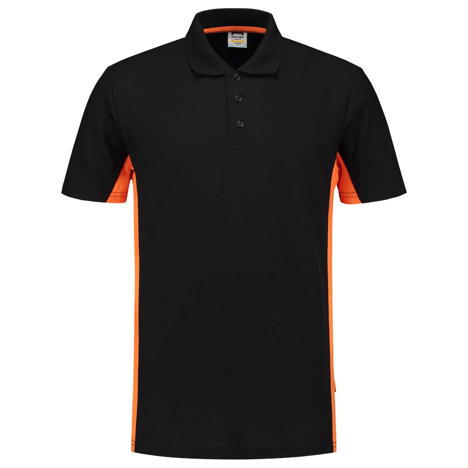 Tricorp poloshirt 202004 black-orange