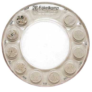 Zandliniaal 10 fracties