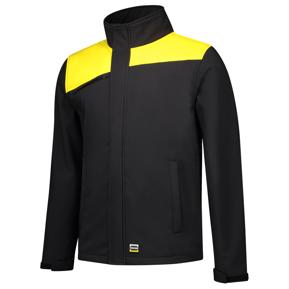 Tricorp softshelljas 402021 black-yellow