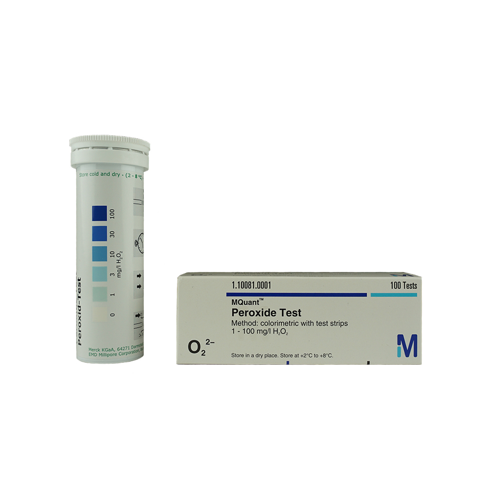 Merck meetstaaf waterstofperox. (100st)