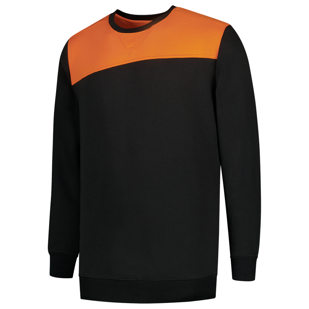 Tricorp sweater bicolor 302013 black-orange
